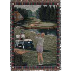 Ladies Golf Tour Tapestry Throw