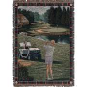 Ladies Golf Tour Afghan Throw