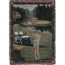 Ladies Golf Tour Tapestry Throw
