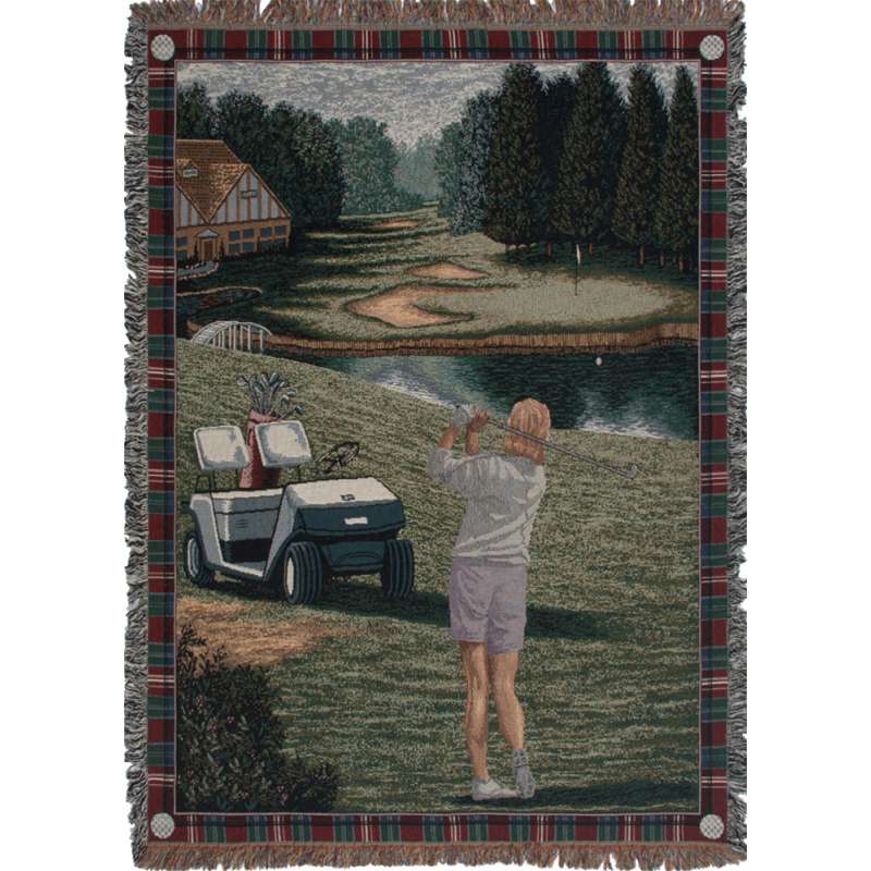 Ladies Golf Tour Tapestry Throw