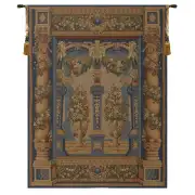 Loggia European Columns Belgian Tapestry Wall Hanging - 42 in. x 54 in. Cotton/Treveria/Viscose/polyester/Mercurise by Jan Baptist Vrients
