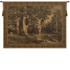 Scented Wooded Forest European Tapestry Wall Hanging