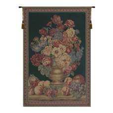 Vase on Green Mini European Tapestry