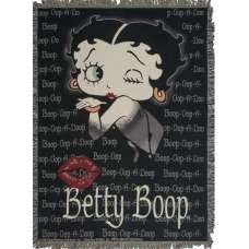 Boop Oop A Doop Tapestry Throw