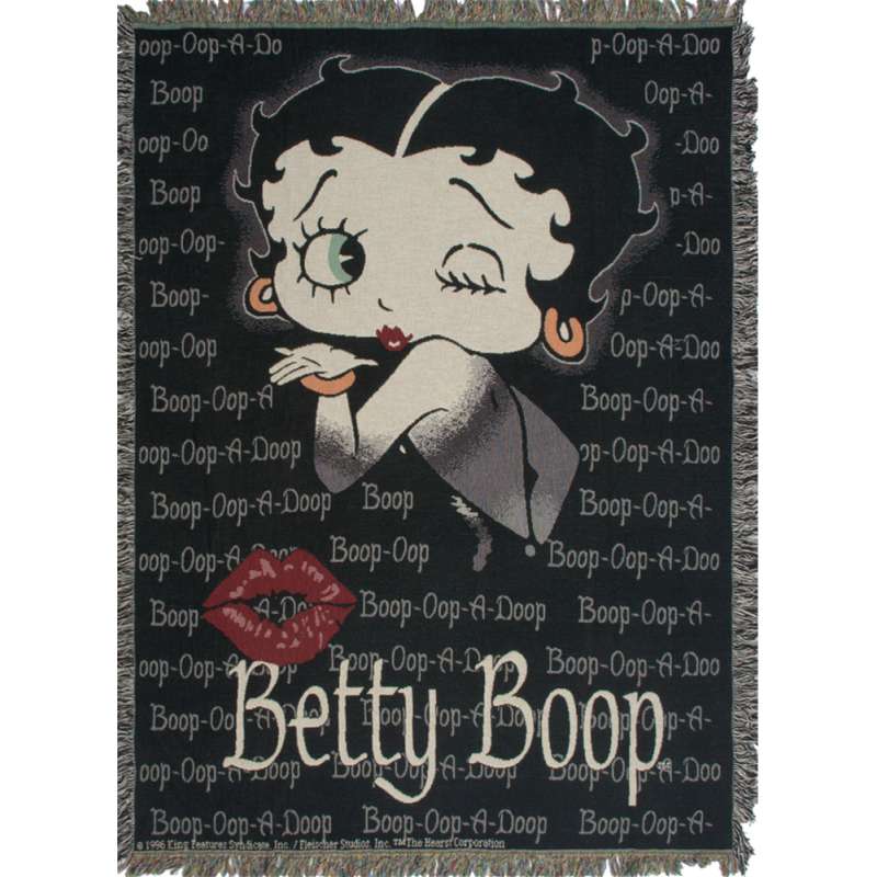 Boop Oop A Doop Tapestry Throw