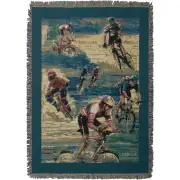 Cyclists Afghan Throws