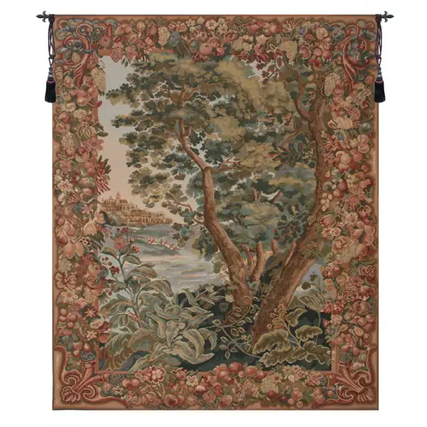 View of The Verdure Castle  Tapestry Wallart