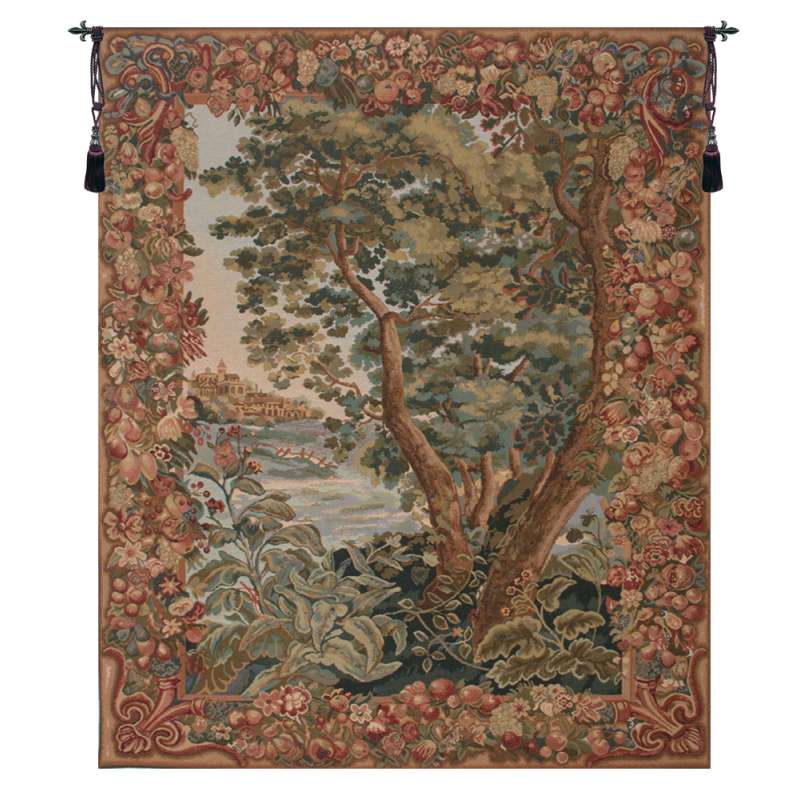 View of The Verdure Castle  Tapestry Wall Hanging