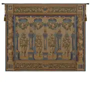 Loggia Columns Horizontal Belgian Tapestry Wall Hanging - 65 in. x 54 in. Cotton/Treveria/Viscose/polyester/Mercurise by Jan Baptist Vrients
