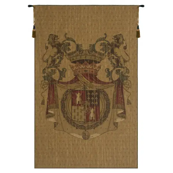 Blason Tours small border Belgian Wall Tapestry