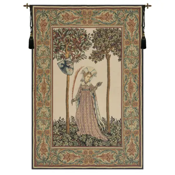 The Lady- Manta  Belgian Wall Tapestry