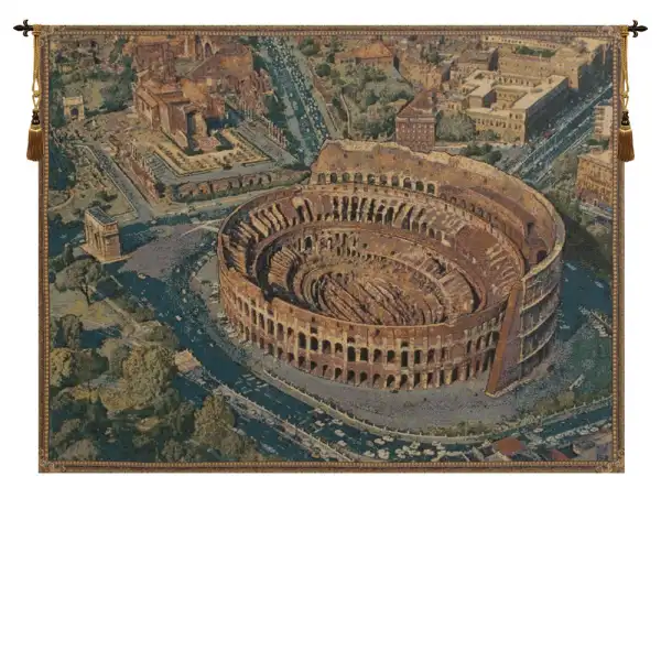 The Coliseum Rome Italian Wall Tapestry