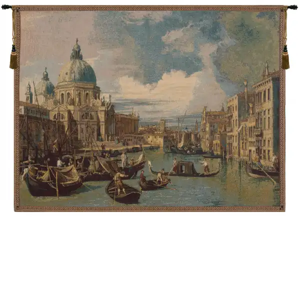 Saint Mary of Health and the Grand Canal Horizontal Italian Wall Tapestry