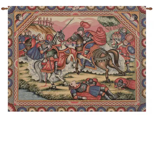 Ronald's Battle Italian Wall Tapestry