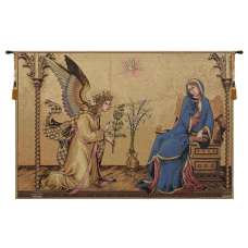 Annunciazione Tra I Santi Ansano E Margherita Italian Tapestry