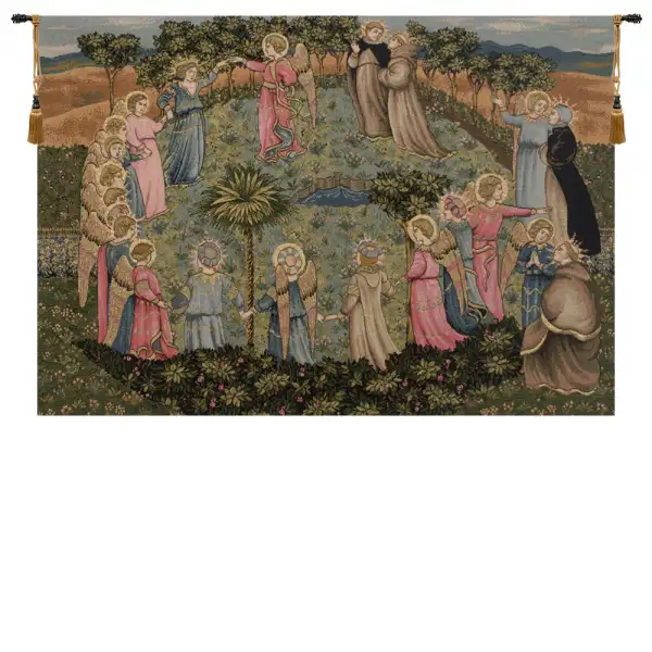 Roundance of Saints Italian Wall Tapestry