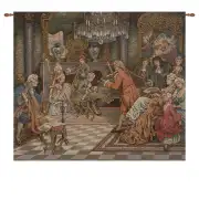 Concerto Piccolo Italian Tapestry - 31 in. x 27 in. Cotton/Polyester/Viscose by Francois Boucher
