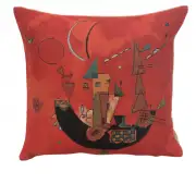 Kandinsky's Mit und Gegen Belgian Sofa Pillow Cover