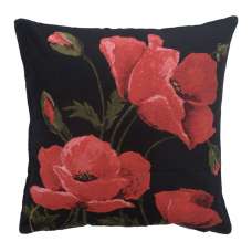 Poppies Large European Cushion Cover