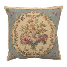 Bouquet Floral Blue European Cushion Cover