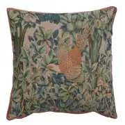 A Pheasant In A Forest Large Cushion