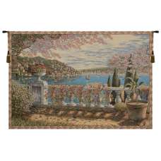 Giardino Sul Lago Italian Wall Hanging Tapestry