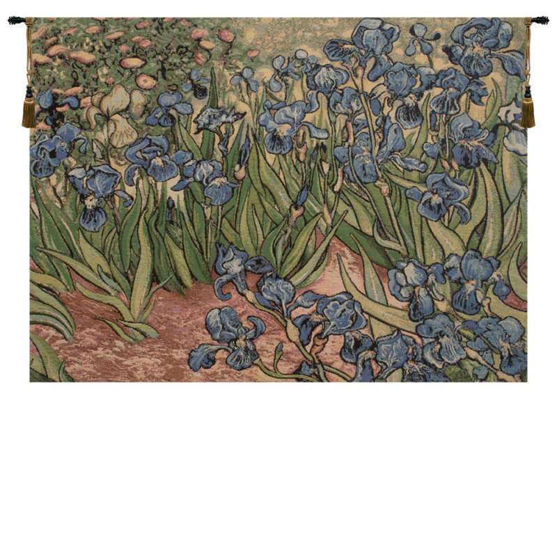 Iris Small by Van Gogh Italian Tapestry Wall Hanging