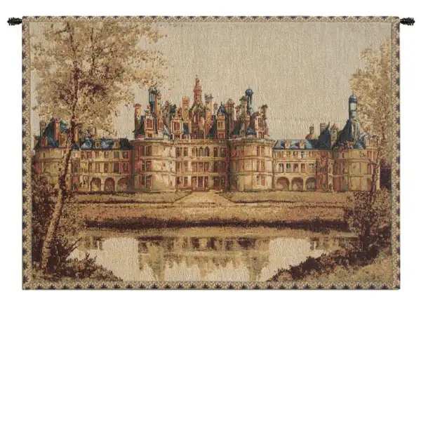 Chambord Castle Small Belgian Wall Tapestry