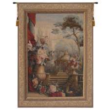 Bouquet Jardin Gazebo European Tapestry Wall hanging