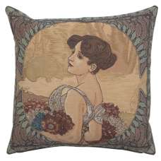 Mucha Summer II Old Style European Cushion Cover