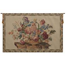 Pensee II Beige European Tapestries