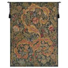 Acanthe Green Medium European Tapestry Wall hanging