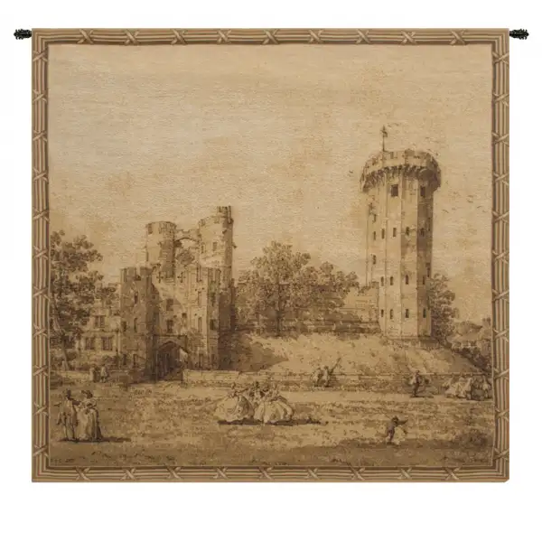 Castle Tower Belgian Wall Tapestry
