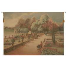 Walking Gardens European Tapestry Wall Hanging