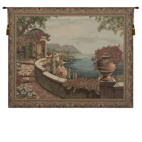Capri Terrace Tapestry Wallart