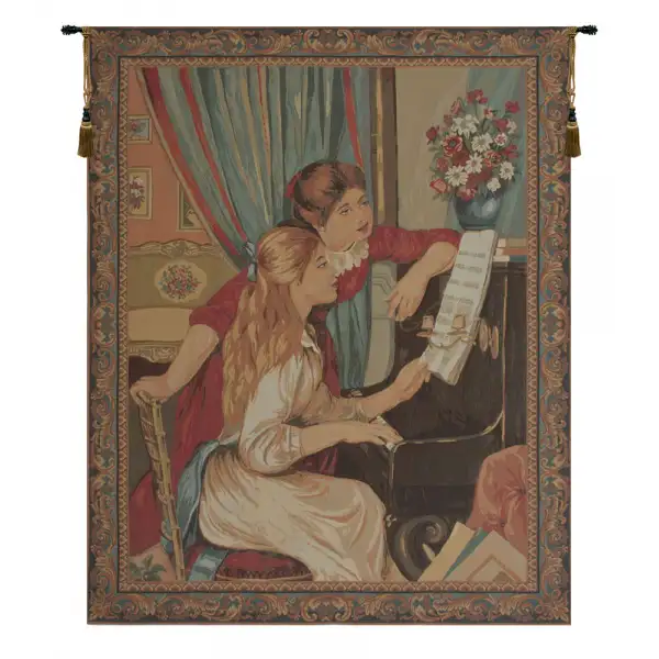 The Piano Tapestry Wallart