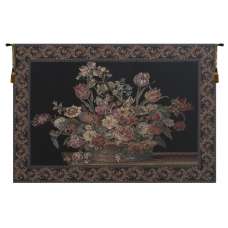 The Vase in Black European Tapestry
