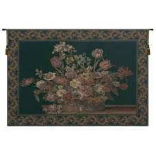 The Vase in Green European Tapestry