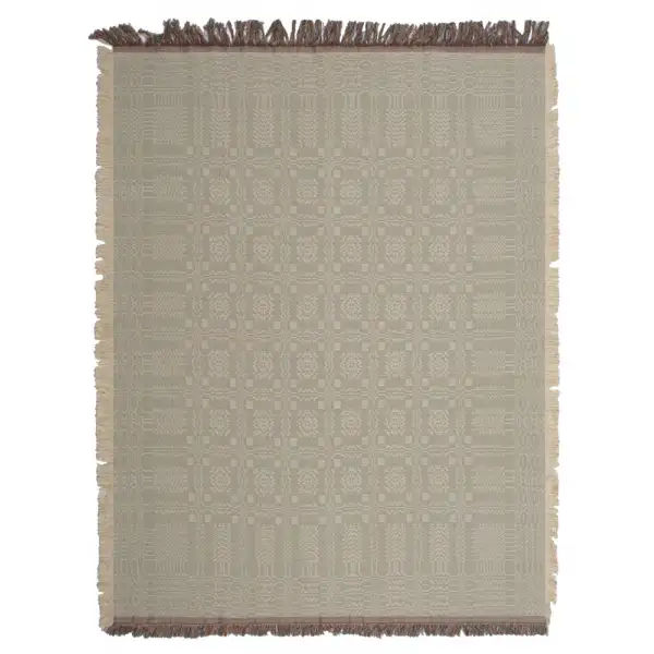 Two Sided Square Pattern Afghan Throw