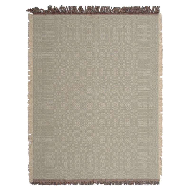 Two Sided Square Pattern Tapestry Throw