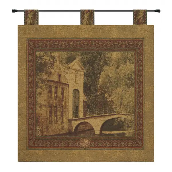 Brugge Small with Loops Belgian Wall Tapestry