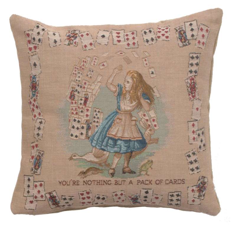 The Pack of Cards French Tapestry Cushion
