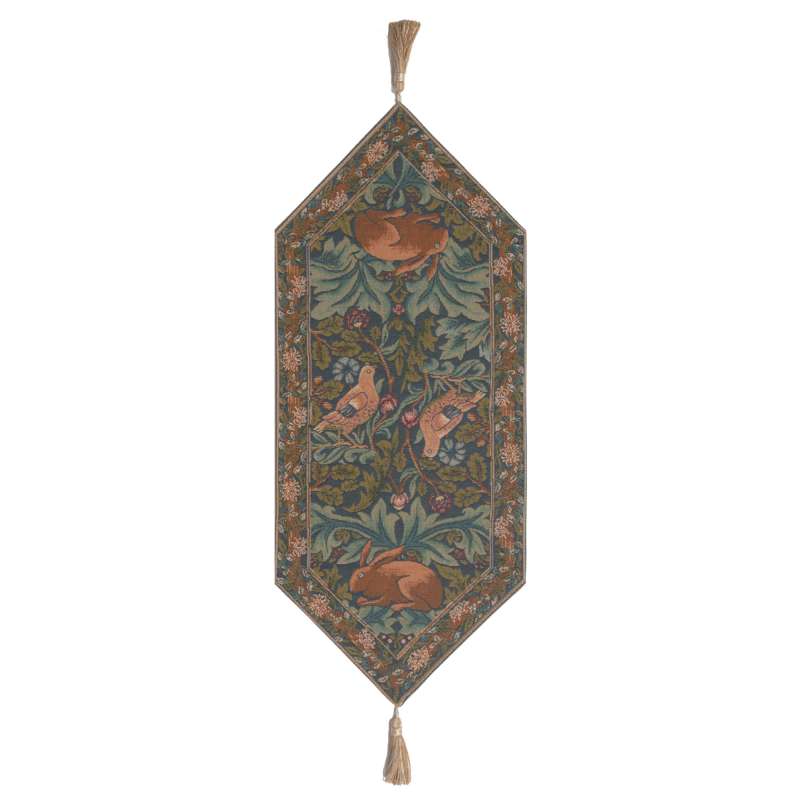 Brother Rabbit Small French Tapestry Table Runner