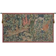 Hare and Pheasant European Tapestry Wall hanging