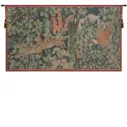 Hare And Pheasant French Wall Tapestry - 34 in. x 20 in. Cotton/Viscose/Polyester by William Morris