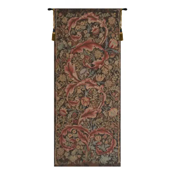 Acanthe Brown Large French Wall Art Tapestry at Charlotte Home Furnishings Inc