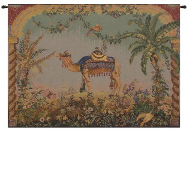 The Camel Large French Wall Art Tapestry at Charlotte Home Furnishings Inc