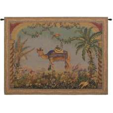 The Camel Large with Border French Tapestry Wall Hanging
