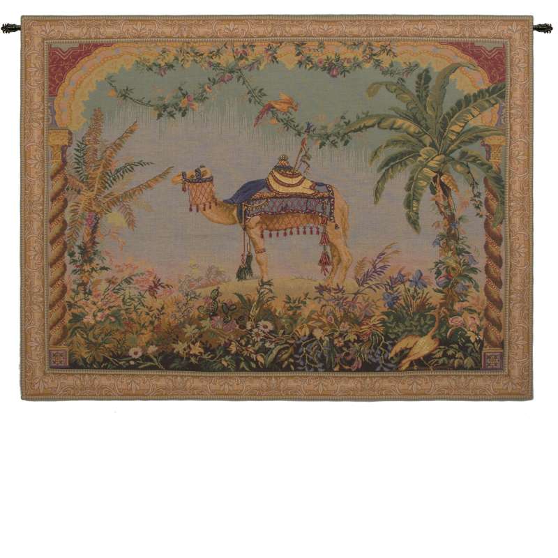 The Camel Large with Border French Tapestry