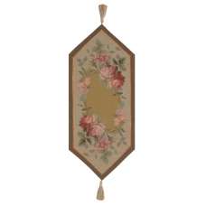 French Floral Roses Small French Tapestry Table Runner